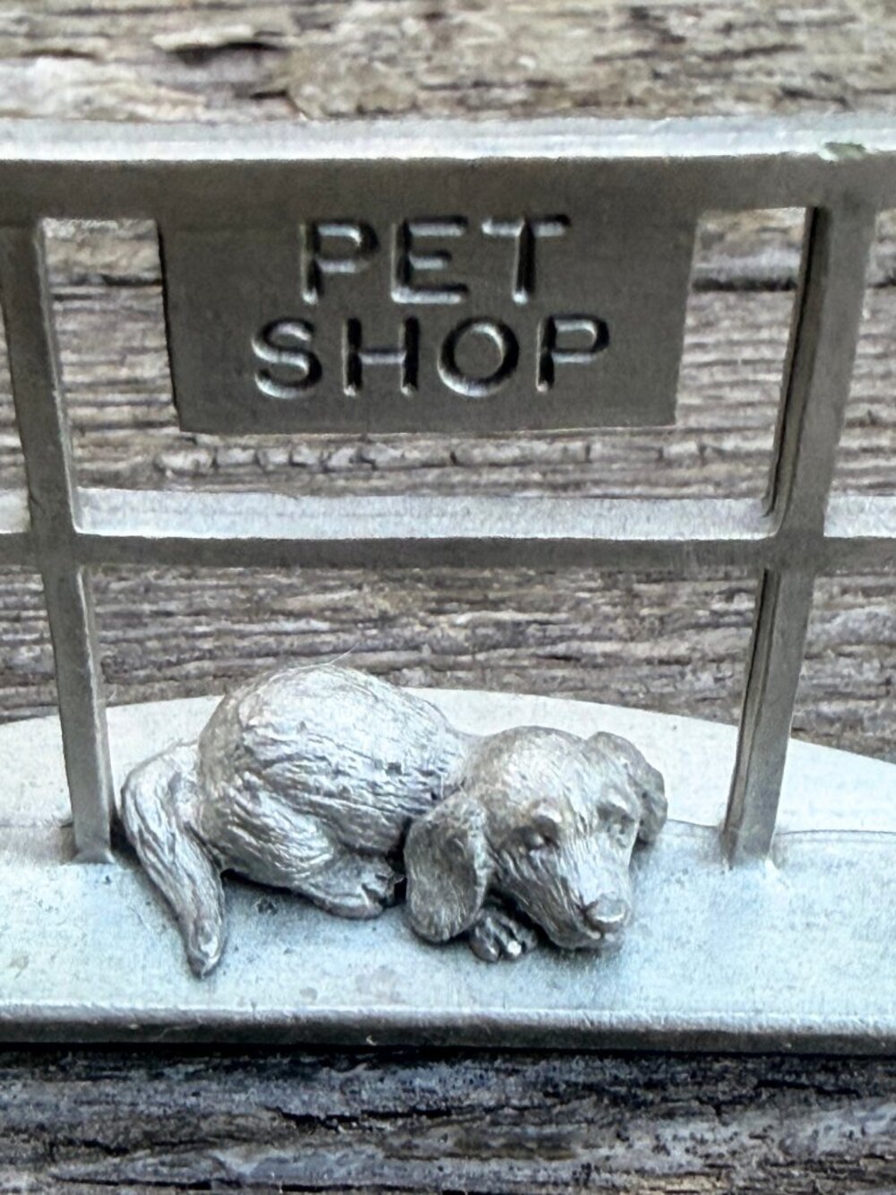Pewter Spoontiques Pet Shop Dachshund Puppy Dog PP425 - Picture 3 of 8
